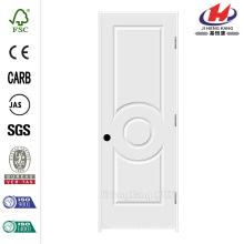 28 in. x 80 in. C3140 Primed 3-Panel Solid Core Premium Composite Single Prehung Interior Door